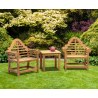 Lutyens-Style Teak Garden Conversation Set