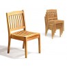 Winchester Teak Stacking Side Chairs