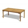 Hampton 1.8m Teak Garden Table