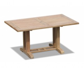Rectory Teak Garden Dining Set with 1.5m Pedestal Table