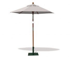 2m Tilting Wooden Sun Umbrella