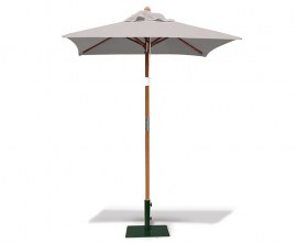 Square Wooden Garden Parasol – 1.5m