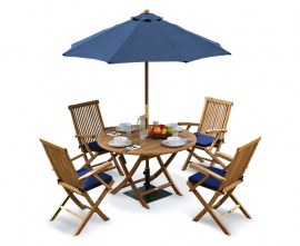 Lymington 4 Seater Garden Dining Set