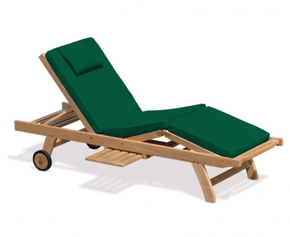 Garden Sunbed Lounger Cushion Pad