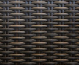 Eclipse Rattan Patio Dining Set with Square 0.8m Table & 4 Armchairs