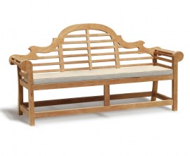 Lutyens-Style Outdoor Bench Cushion - 4 Seater