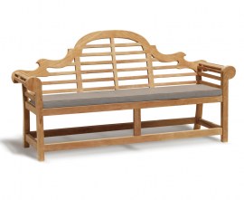 Lutyens-Style Outdoor Bench Cushion - 4 Seater