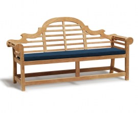 Lutyens-Style Outdoor Bench Cushion - 4 Seater