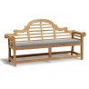 Lutyens-style Outdoor Bench Cushion - 4 Seater