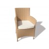 Verona Woven Armchairs in Honey Wicker with Rectory 2m Table