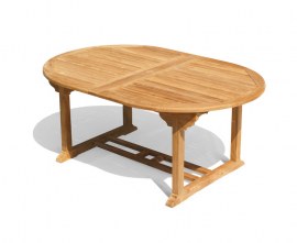 Oxbugh Teak Table and Chairs Garden Set