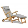 Steamer Sun Lounger with Wheels