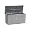 Rattan Garden Storage Box with Lid