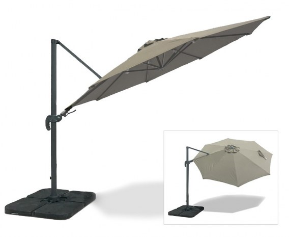 Umbra® Two-way Tilting Cantilever Parasol - 3m