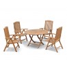 Lymington 4 Seater Garden Dining Set