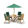 Lymington 4 Seater Garden Dining Set