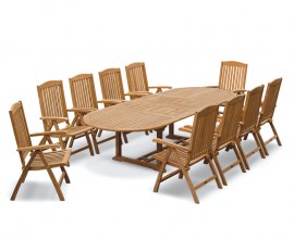 Oxburgh 10 Seater Outdoor Dining Set