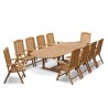Oxburgh 10 Seater Outdoor Dining Set