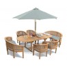 Oxburgh Teak Garden Dining Set