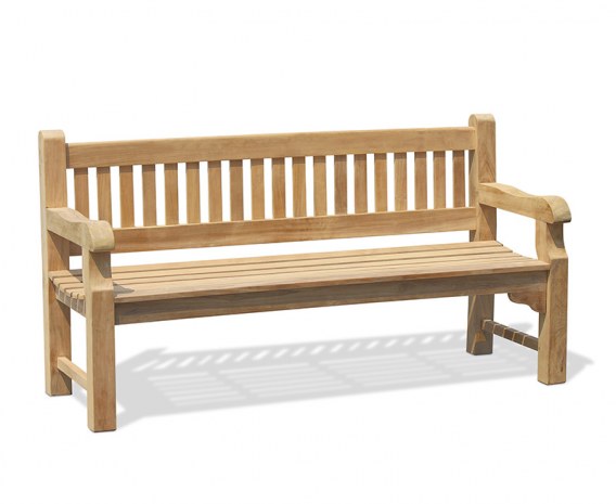 Promenade Teak Heavy Duty Garden Bench - 1.8m