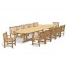 12 Seater Patio Set with Hilgrove Oval 4m Table & Armchairs