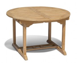 Oxburgh Extendable Garden Table - Closed