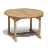 Oxburgh Extendable Garden Table - Closed