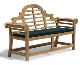 Lutyens-style Teak Outdoor Bench