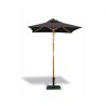 Black 1.5m Square Garden Parasol