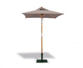 Grey 1.5m Square Garden Parasol