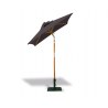 Black 1.5m Tilting Garden Parasol