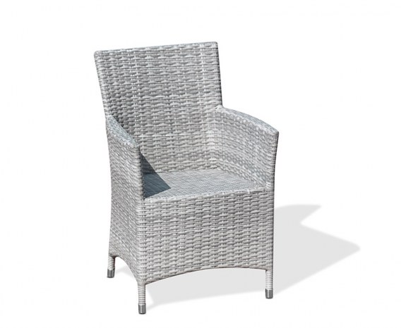 Verona Rattan Garden Armchair, Flat Weave