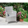 Verona Rattan Garden Armchair, Flat Weave