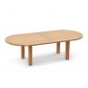 Orion Teak Oval Garden Dining Table - 2.6m