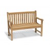 York 2 Seater Teak Garden Bench - 1.2m