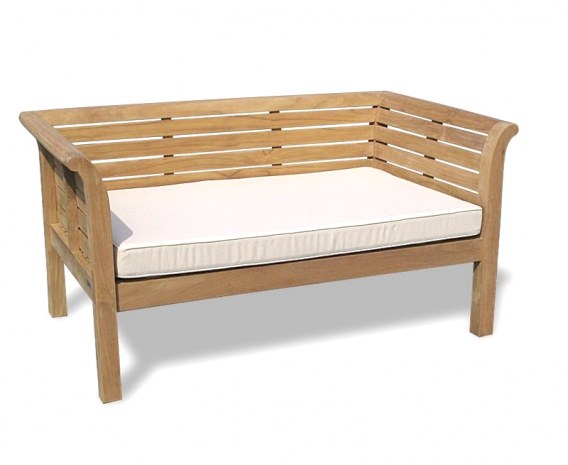 Mustique Teak Outdoor Daybed - 1.5m