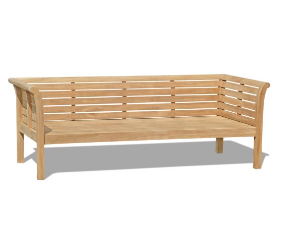 Mustique Large Teak Outdoor Daybed - 2.1m