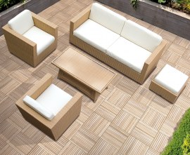 Verona Rattan Garden Sofa Set