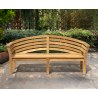 Wellington Teak 4 Seater Garden Bench - 1.95m