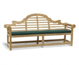 Lutyens-Style Teak Large Garden Bench - 2.25m