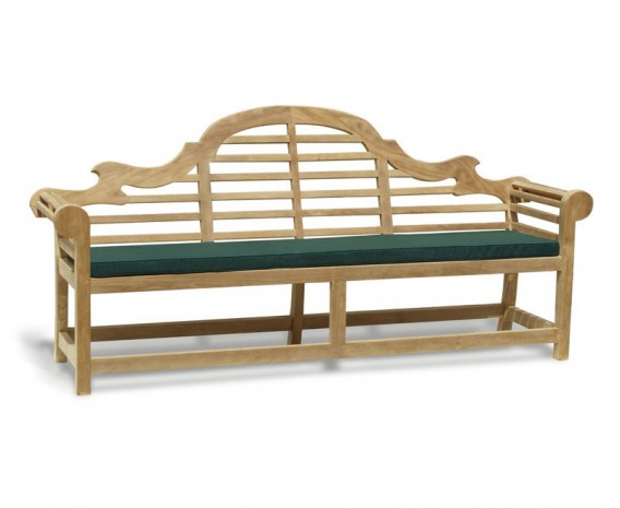 Decorative Wooden Garden Bench Lutyens-Style