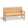 Farnsworth 3 Seater Teak Garden Bench - 1.5m