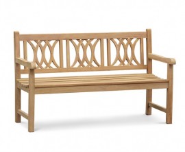 3 Seater Decorative Outdoor Bench