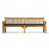 teak park bench