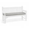 Garden bench seat pad cover