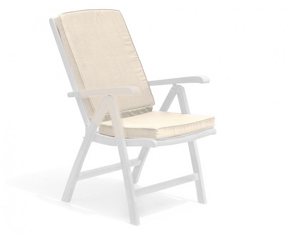 Patio recliner chair cushion