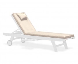 Garden Sun Lounger Cushion Seat Pad