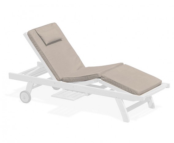 Garden Sunbed Lounger Cushion Pad