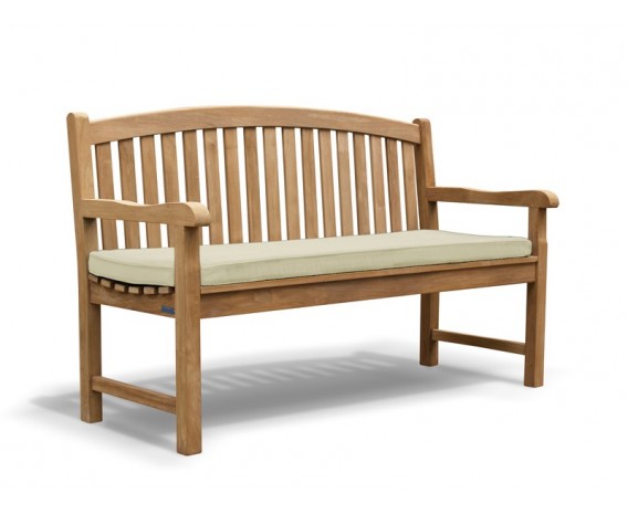 Gloucester Teak 3 Seater Garden Bench - 1.5m