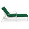 Garden sun lounger cushion